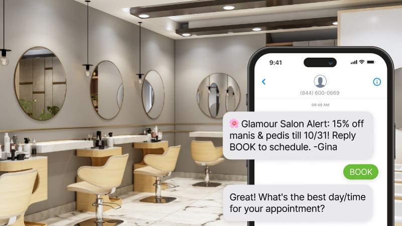 تبلیغ آرایشگاه