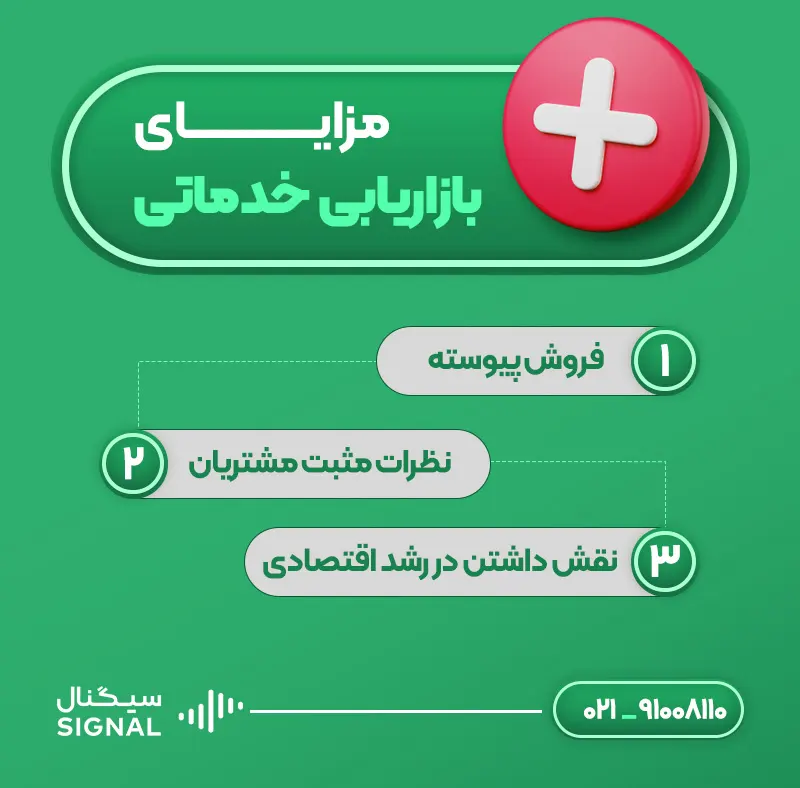 مزایای بازاریابی خدماتی