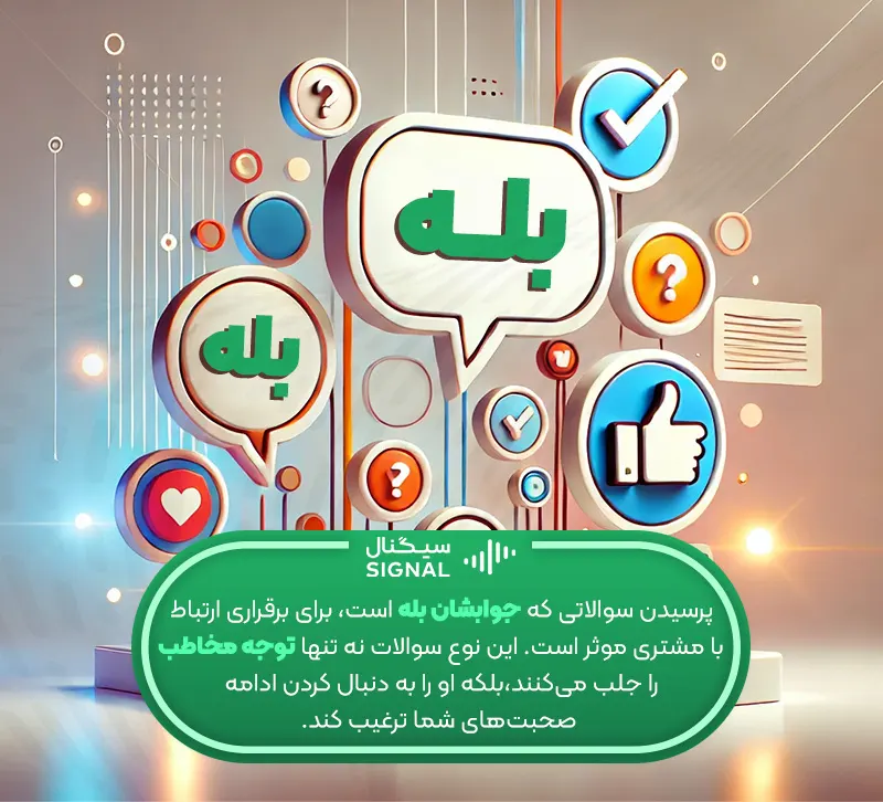 پرسیدن سوالاتی که جوابشان بله است!