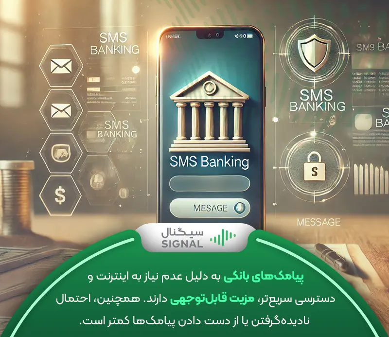مقایسه اساماس بانک