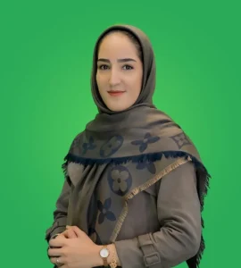عکس حمیده عزیزی، عضو تیم سیگنال